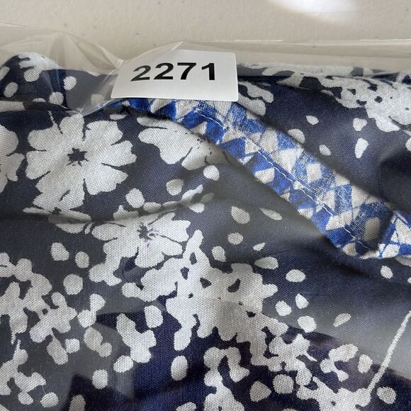 Jessica Simpson Blue White Floral Asymmetrical Maternity (or not) Dress Size XL - Picture 8 of 8